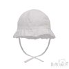 H30: White Broderie Anglaise Hat (0-24 Months)